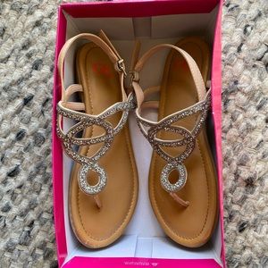 Gianni Binni girls size 5 dress sandals